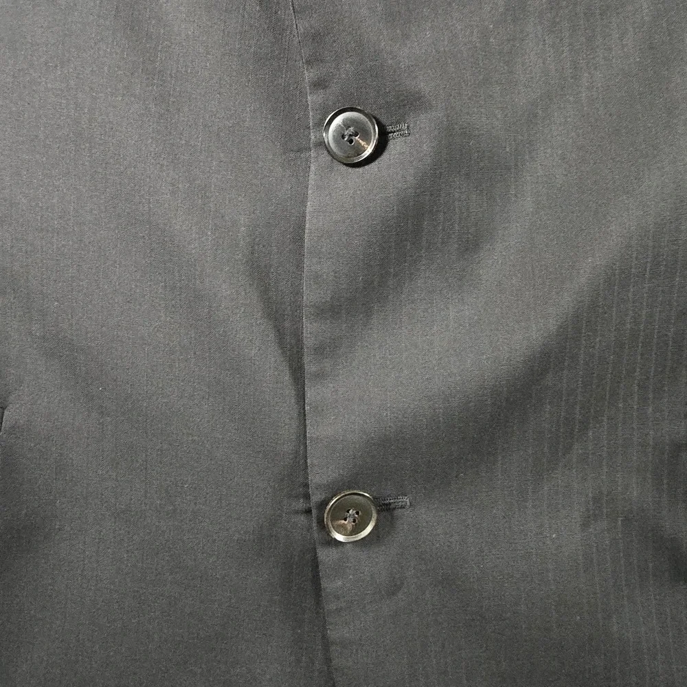 Hugo Boss Pasolini Movie Union USA Blazer Mens 44L Charcoal Grey Suit Jacket